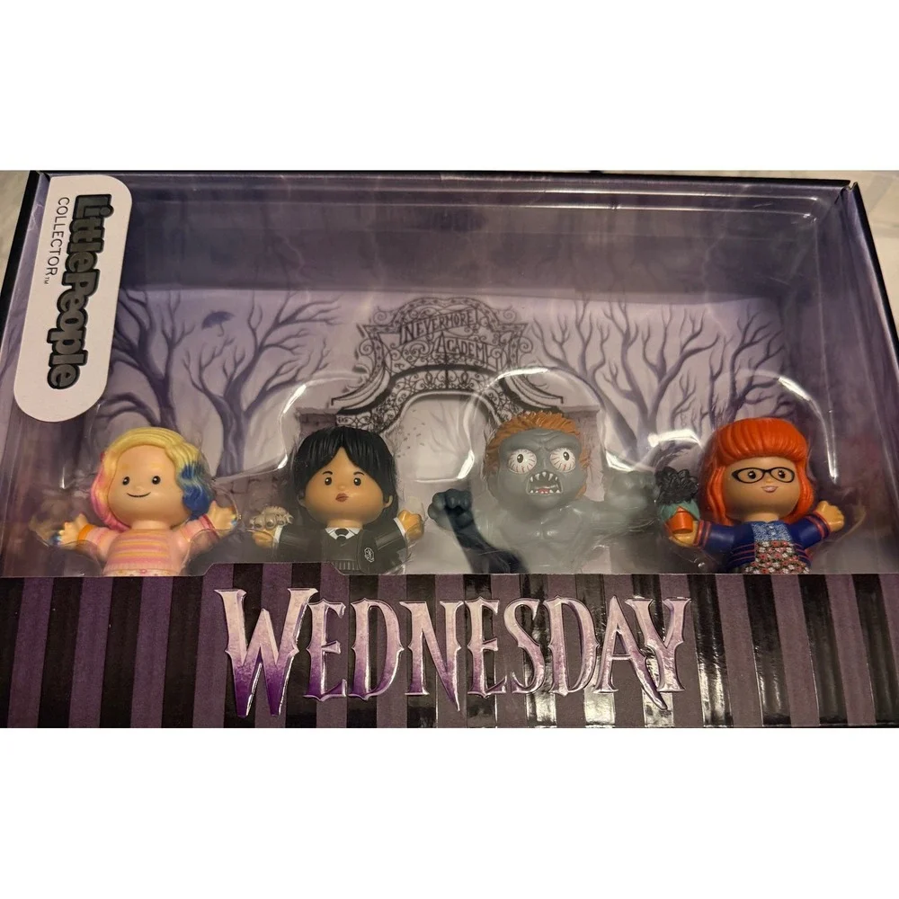 Fisher-Price Little People Collector Wednesday Figures Set‎ New Netflix Addams